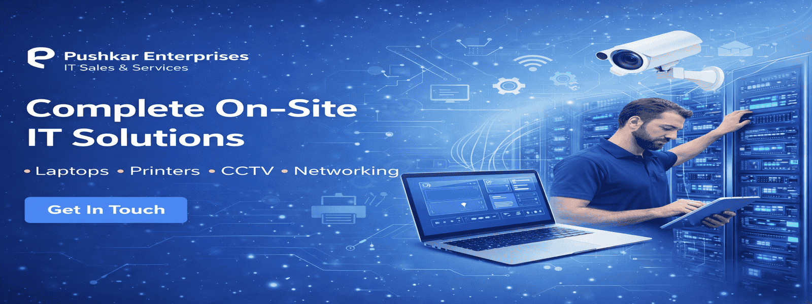 Pushkar Enterprises - Professional CCTV Camera and AC Installation in Patna